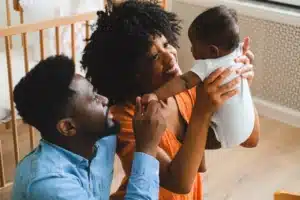 Parents with baby