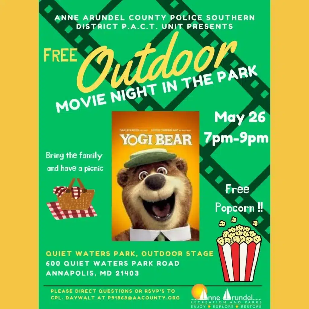 Outdoor movie poster