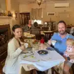The Bolinsky's Enjoying Tea Time at Historic Reynolds Tavern