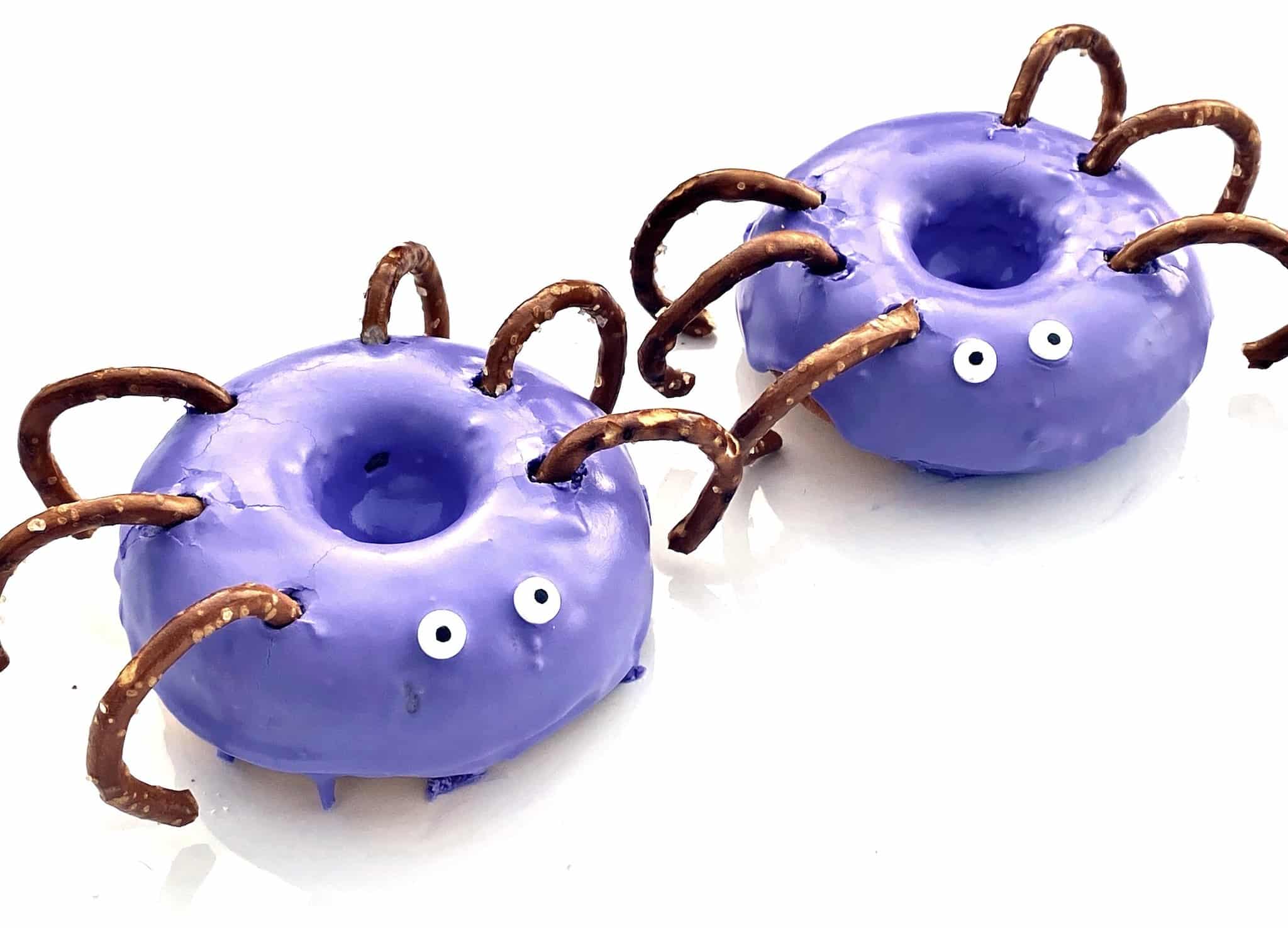 purple spider donuts