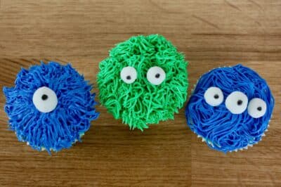 monster cupcakes