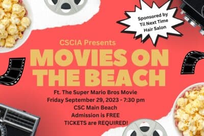 CSC Movies on the Beach 2023