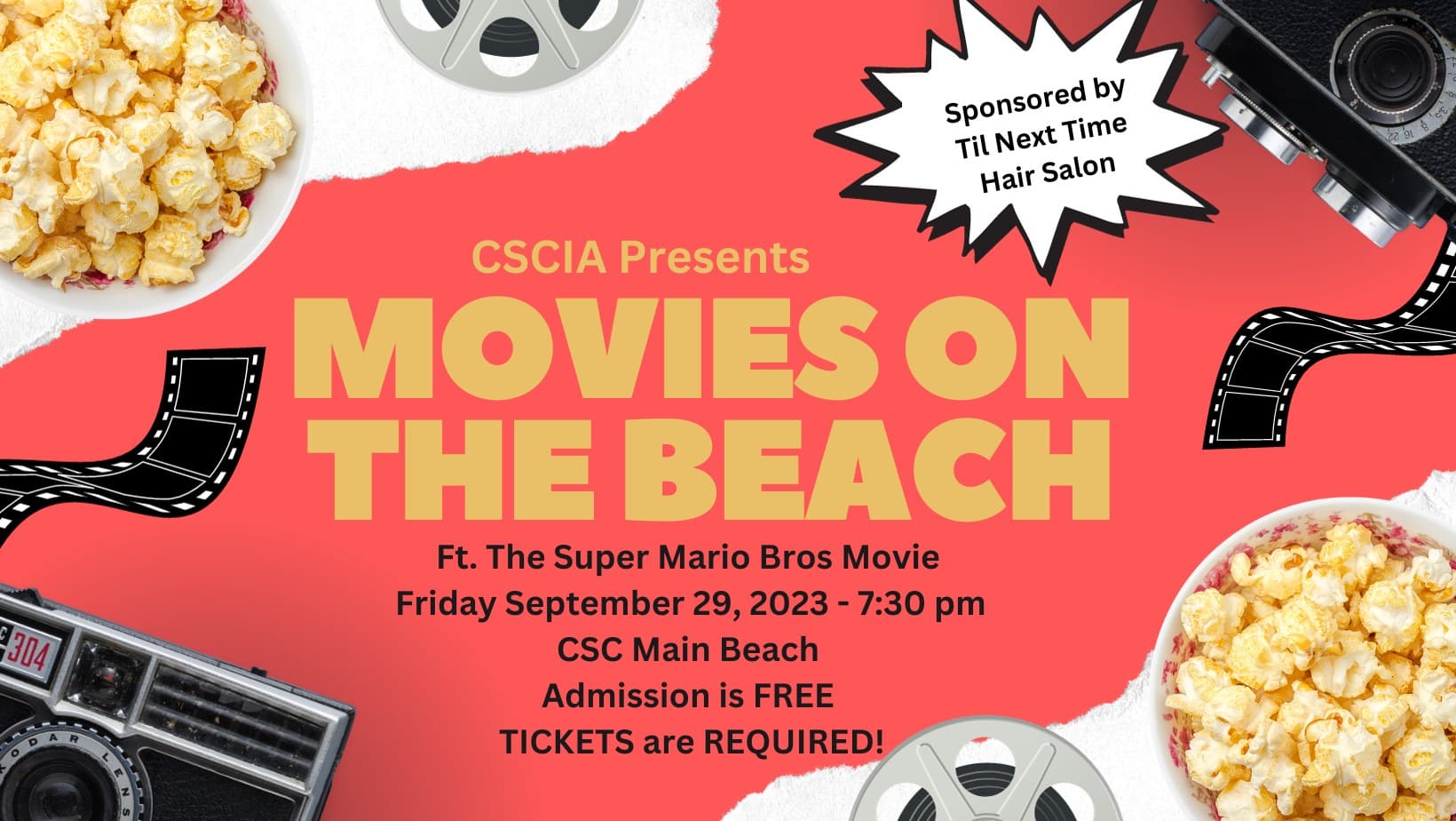 CSC Movies on the Beach 2023