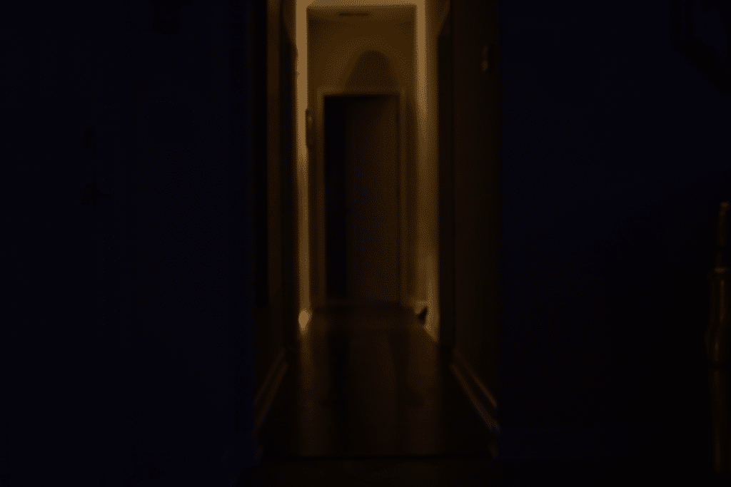 Apparition in hallway