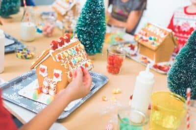 making ginger bread houses