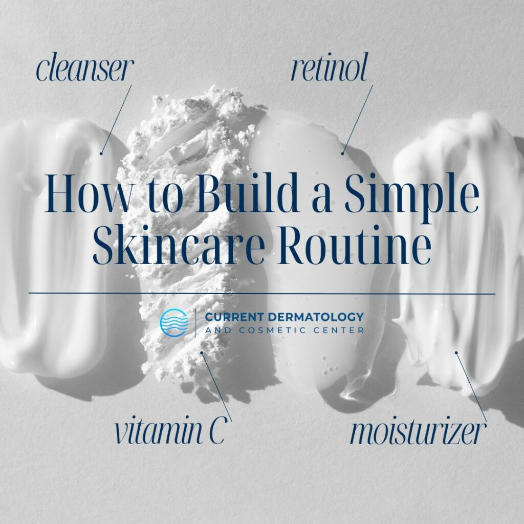3-step routine healthy glowing skin skincare simplified
