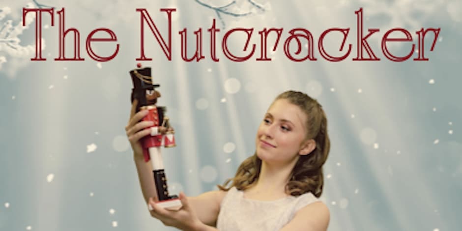 woman holding a nutcracker