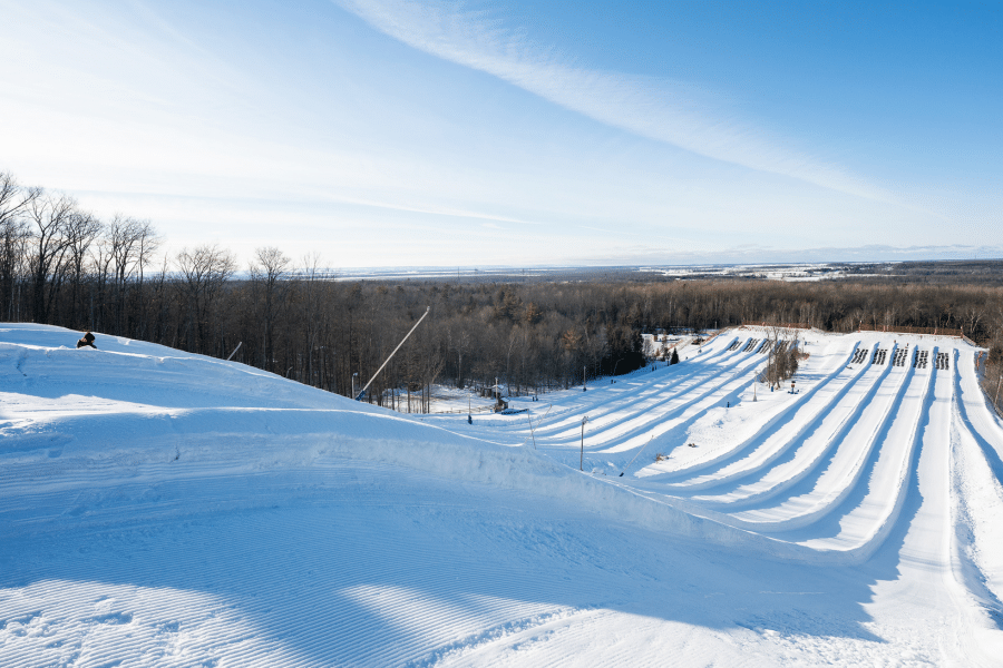 snow tubing