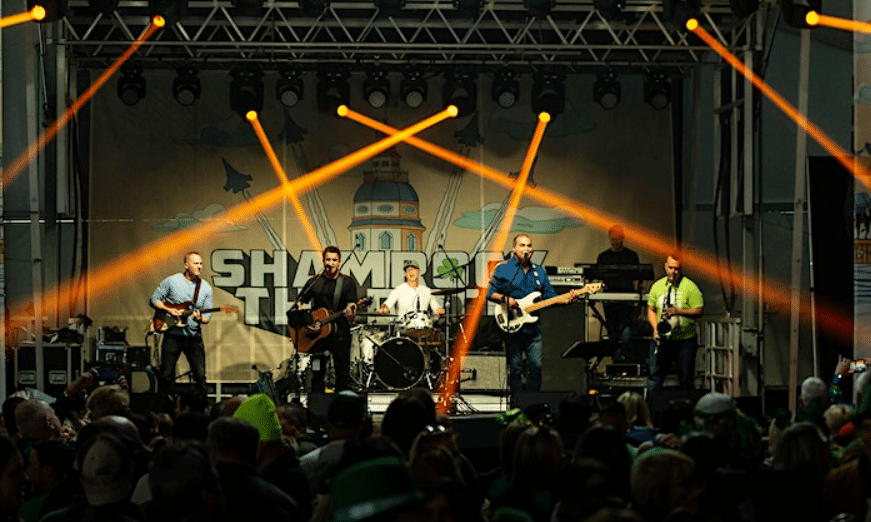 Shamrock the dock stage