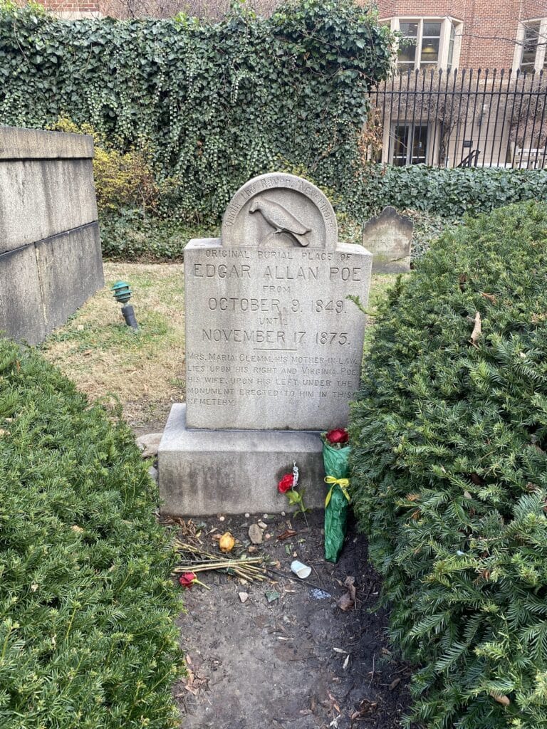 edgar allen poe grave