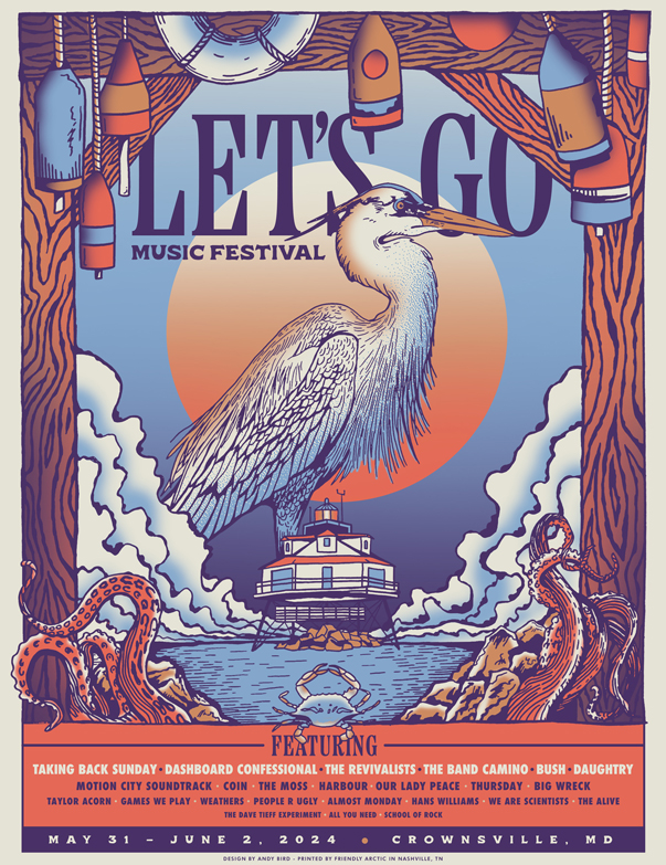 Let's Go Music Festival 2024 poster