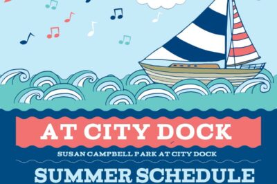 Annapolis City Dock Summer Concerts Flyer 2024