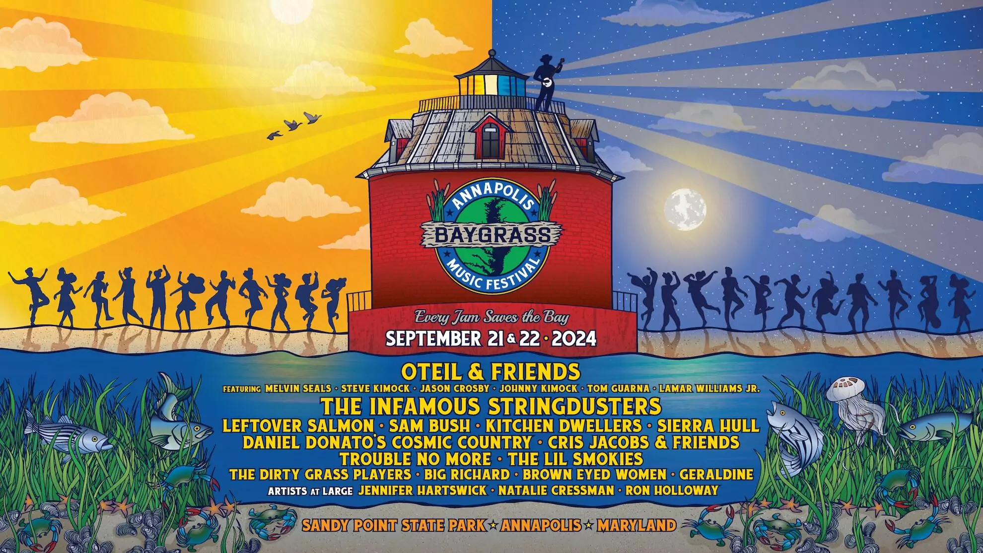 Annapolis Baygrass Music Fest poster 2024