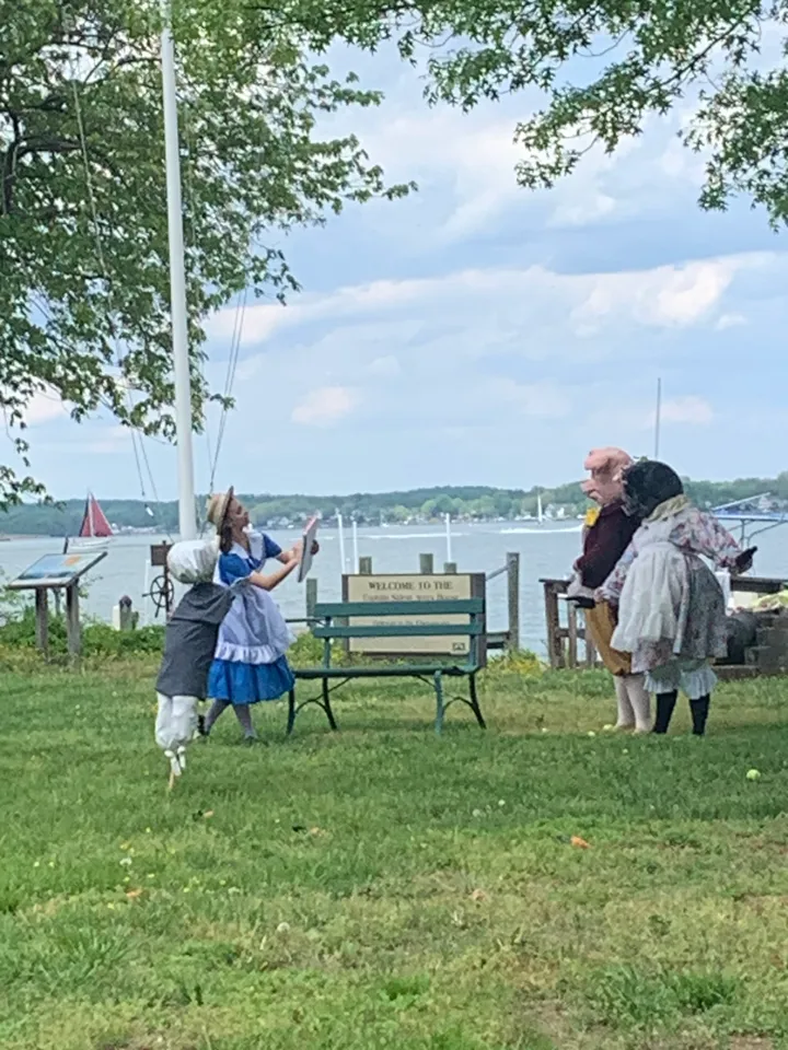 National Ballet performing peter rabbit in front of west river MD