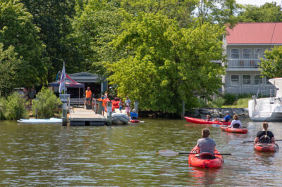 Eco-tours on Harness Creek at Quiet Waters Park