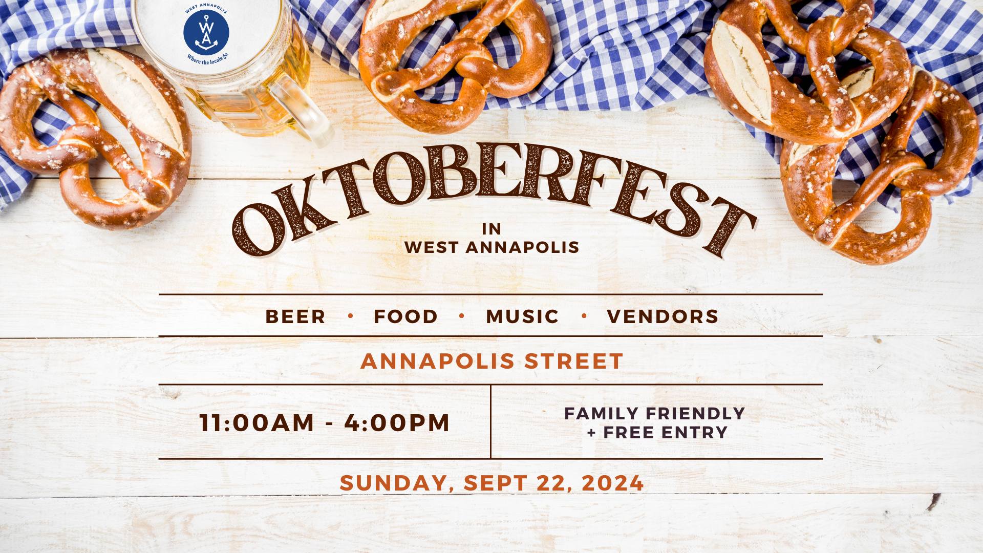 oktoberfest Annapolis pretzels