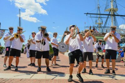 Naptown Brass Band playing music