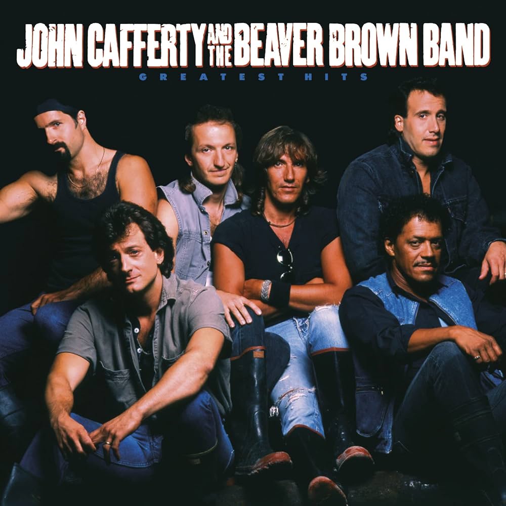 A photo of John Cafferty and the Beaver Brown Band.