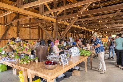 The Third Sunday Market at Honey's Harvest Farm.