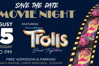 Navy Athletics movie night: Trolls Band Together