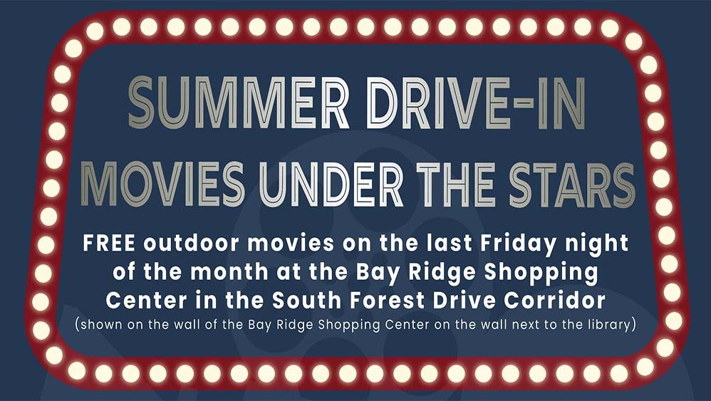 SOFO's summer drive-in movies flyer