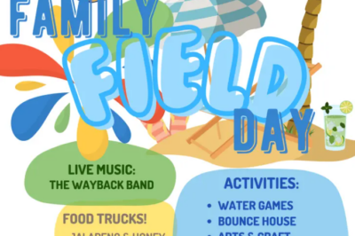A flyer for Family Field Day