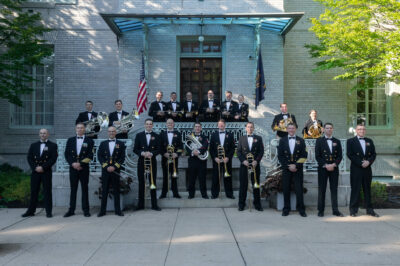 the usna brass ensemble at the naval academy