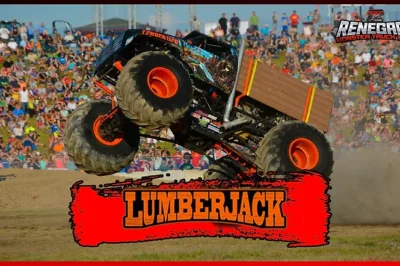 Image of Lumberjack the monster truck in the Renegade Monster Truck Tour.