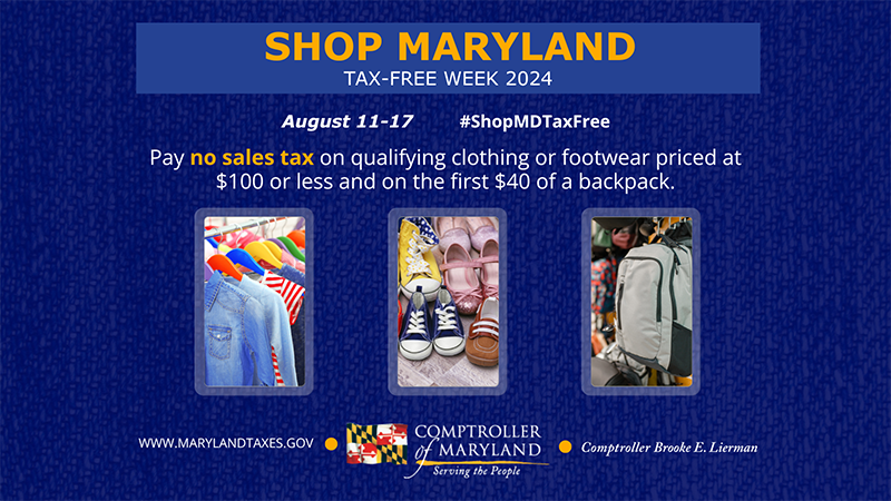 Maryland Tax-Free Week