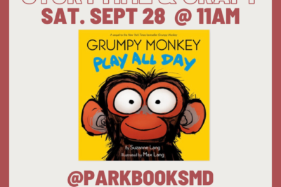 Storytime & Craft: Grumpy Monkey Play All Day