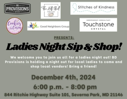 Ladies' Sip & Shop