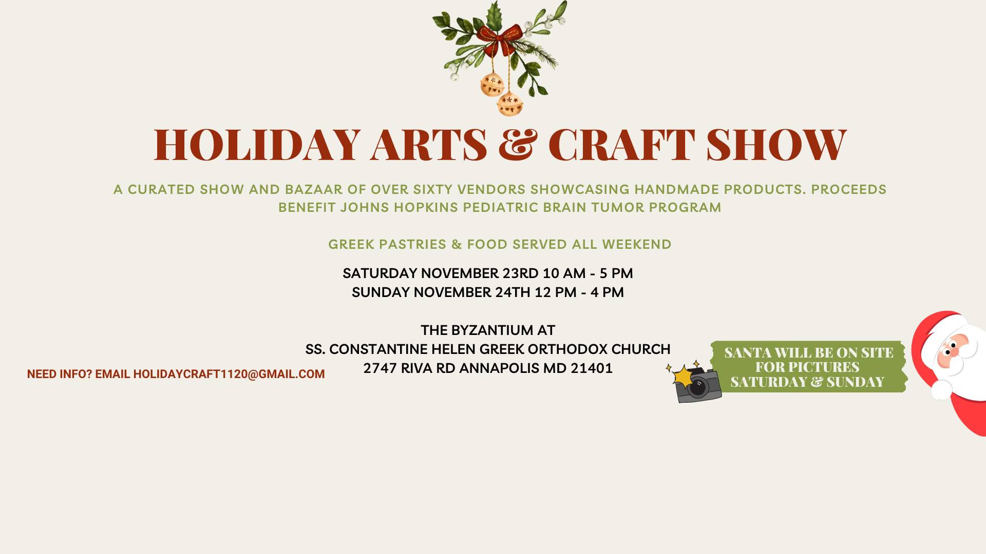 Holiday Arts & Craft Show