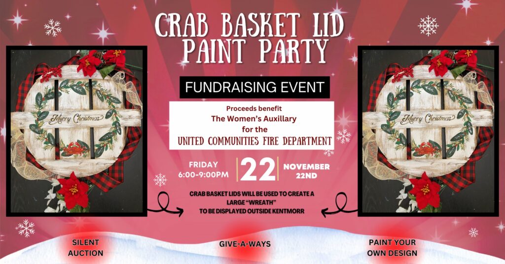 Crab Basket Lid Paint Party