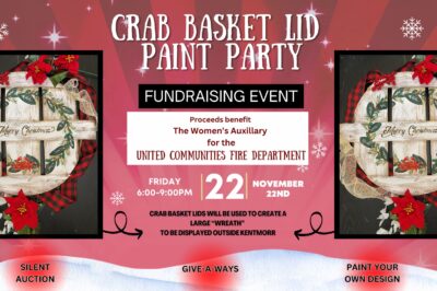 Crab Basket Lid Paint Party