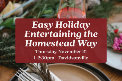 Easy Holiday Entertaining