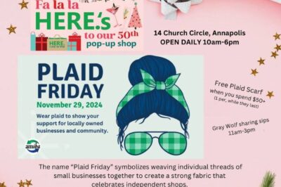 Plaid Friday @ HERE. a pop-up shop