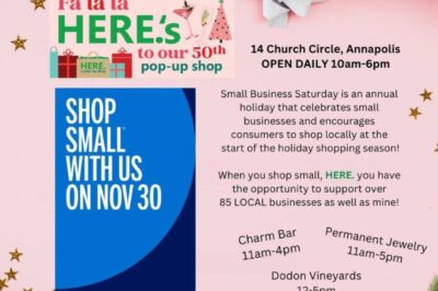 Small Business Saturday @ HERE. a pop-up shop