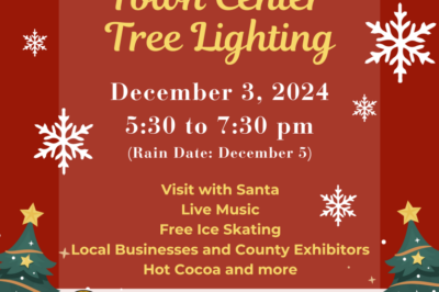 Glen Burnie Town Center Christmas Lighting Flyer