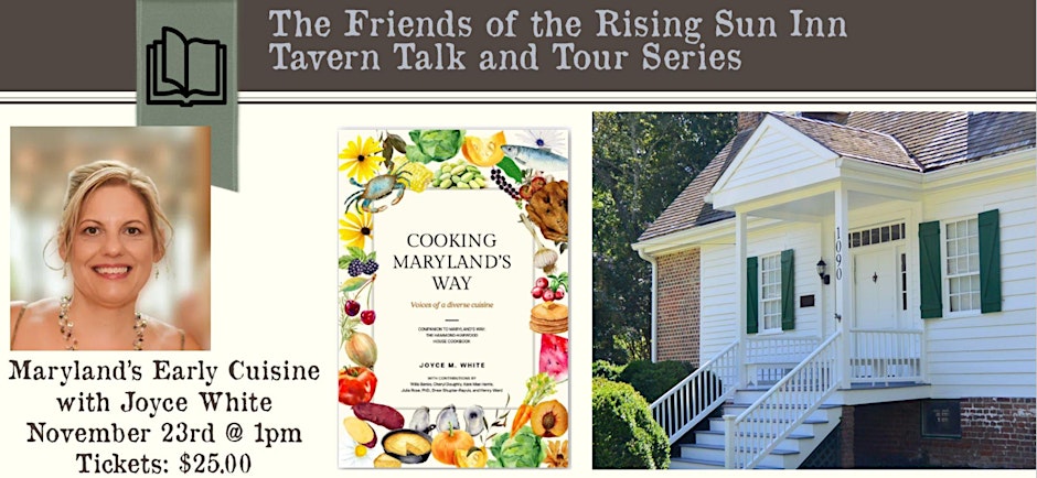 Lecture and Book signing: Cooking Maryland's Way