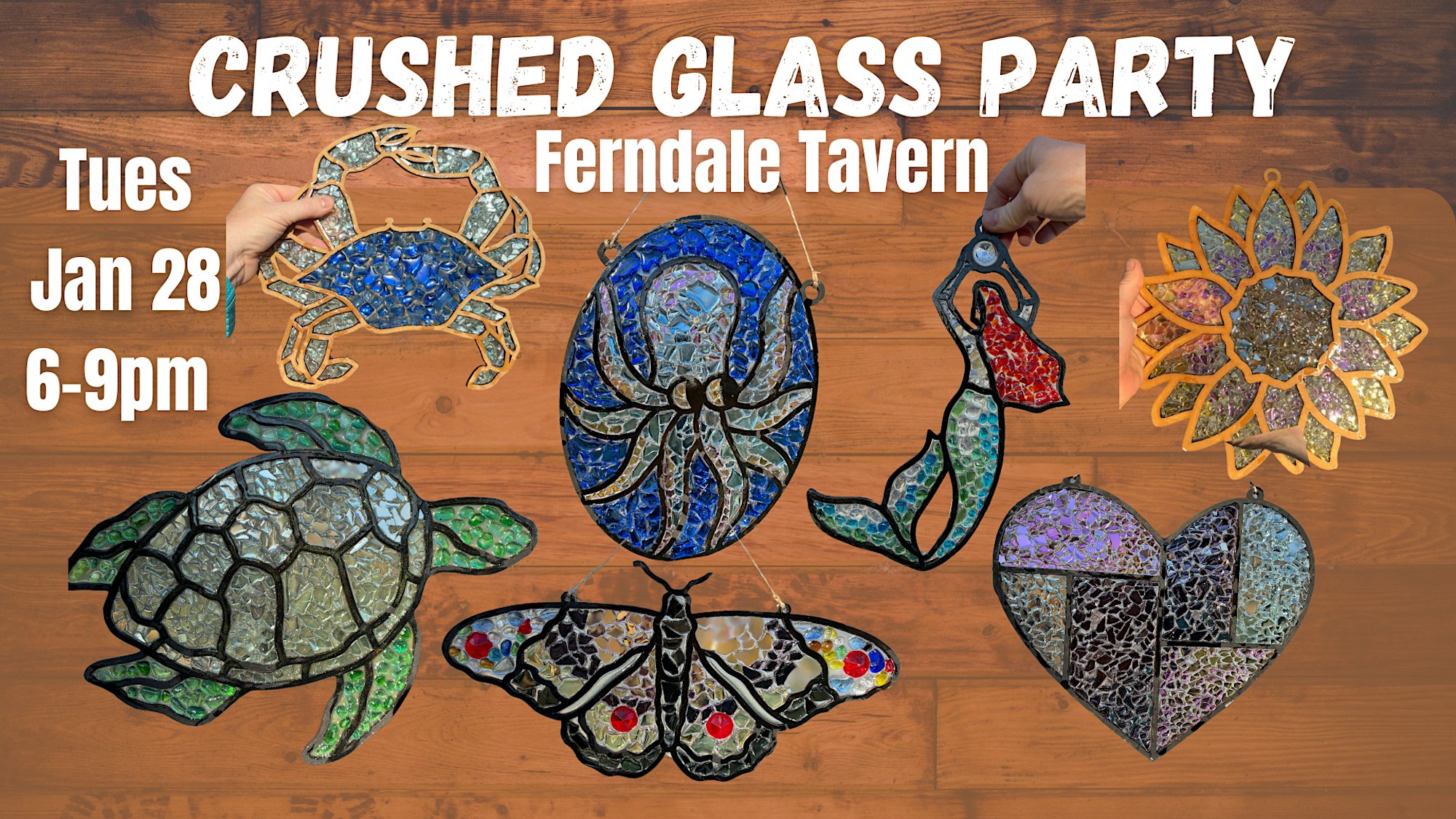 Crushed Glass Craft Party