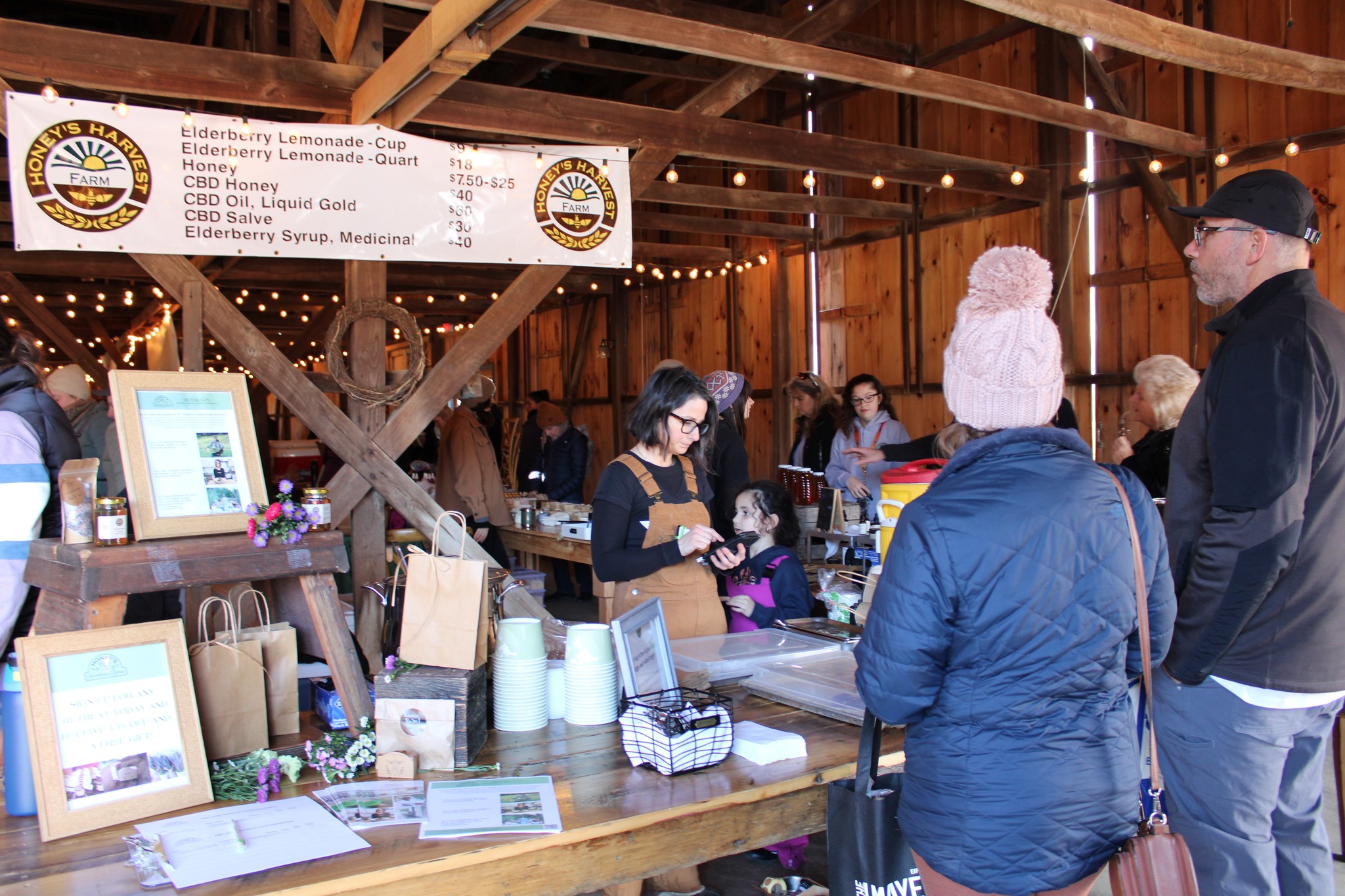 Sunday Market at Honey's Harvest Farm