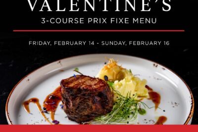 Valentine's 3-Course Prix Fixe Menu