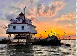 Thomas Point Shoal Lighthouse Celebrates 150 Years of Service