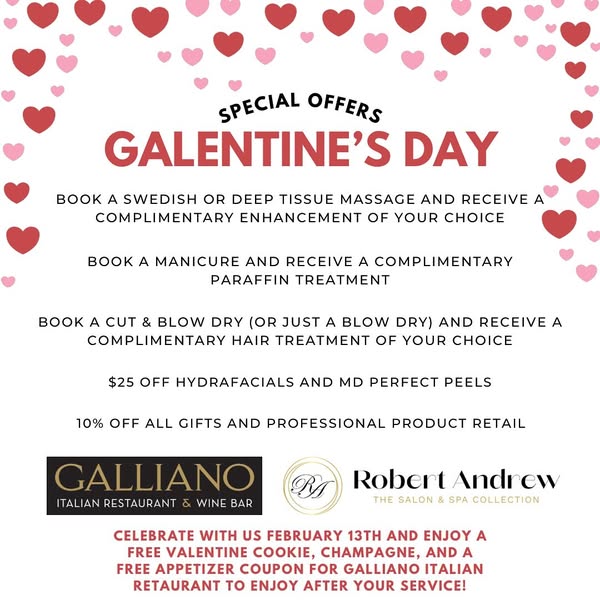 Galentine's Day @ The Robert Andrew Salon & Spa