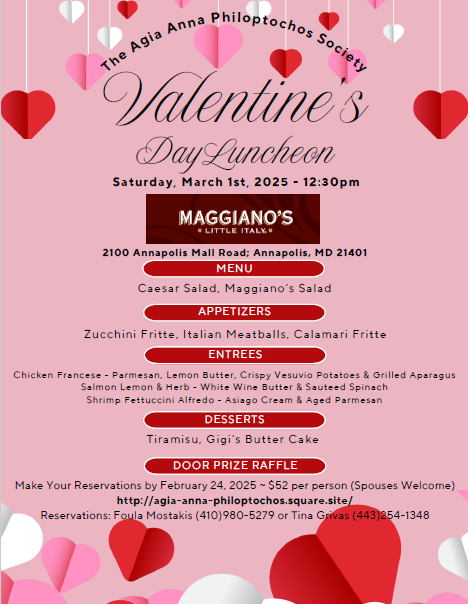 Philoptochos Valentine's Lunch