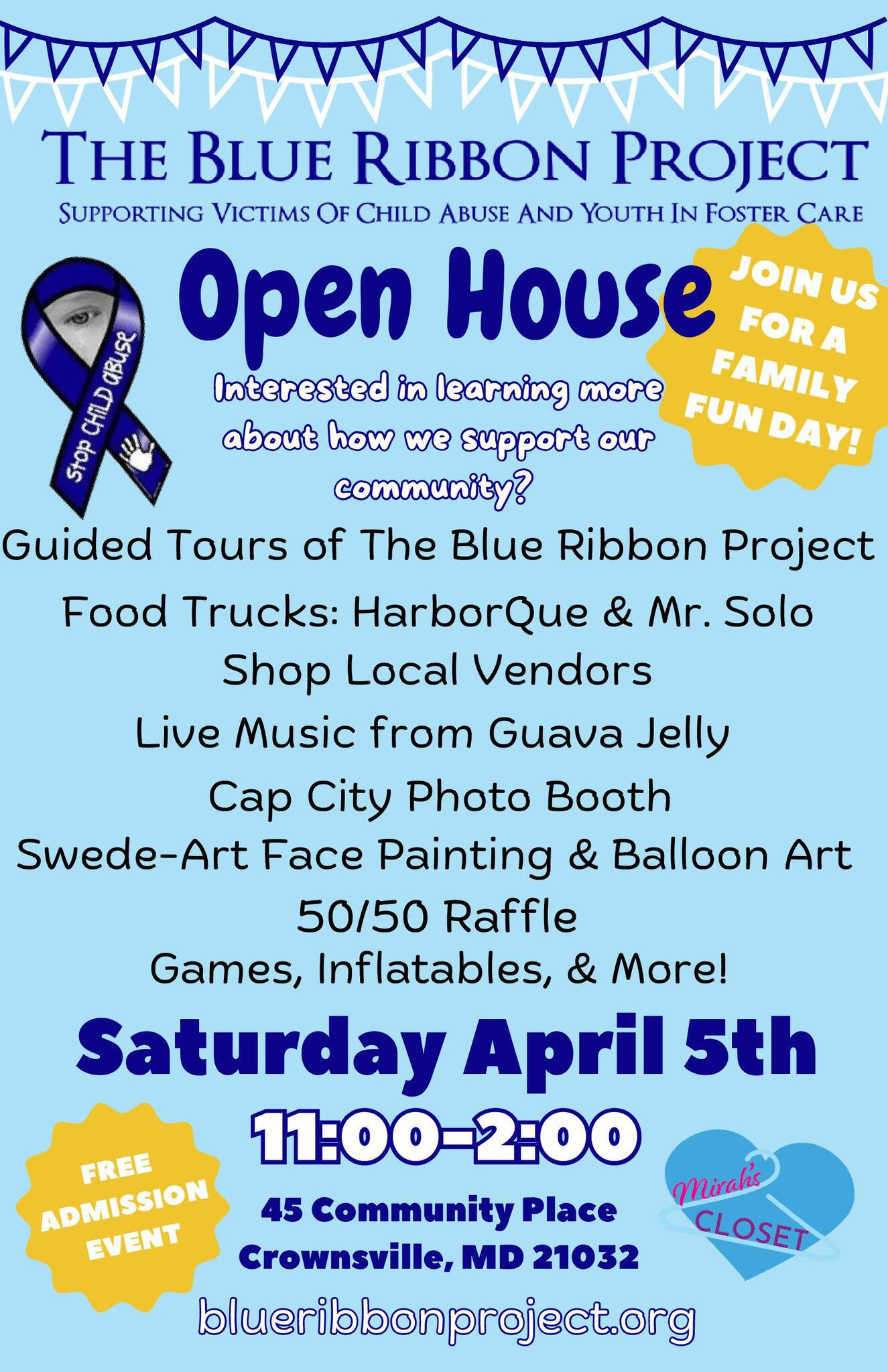 The Blue Ribbon Project Family Fun Day