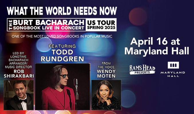 What the World Needs Now: The Bacharach Songbook Live