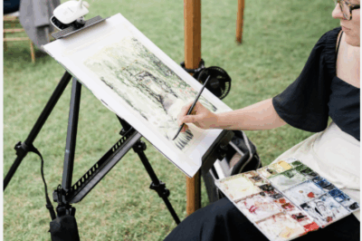 Live Model Painting Demonstration