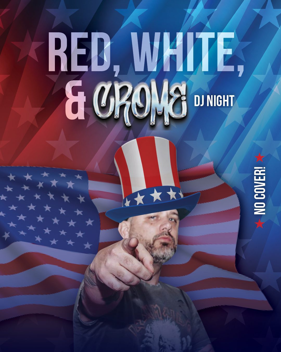 Red, White, & Crome DJ Night
