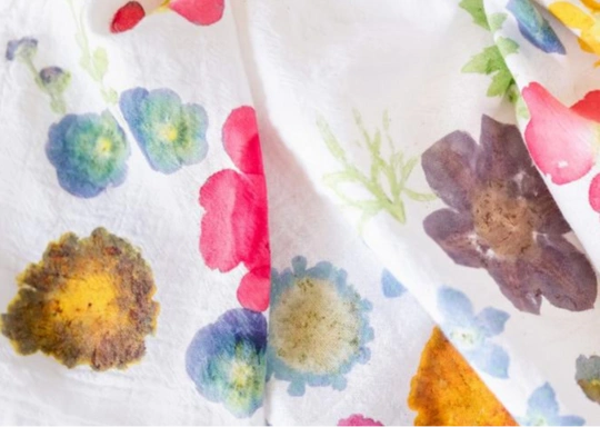 Flower Pounding Tea Towels